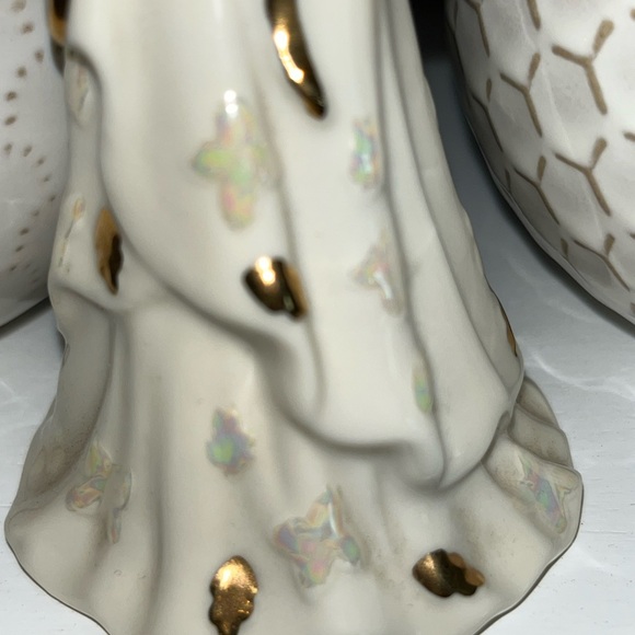 Lenox Birthstone Guardian Angel 5” Leo Peridot Stone Perfect Condition - Picture 5 of 6